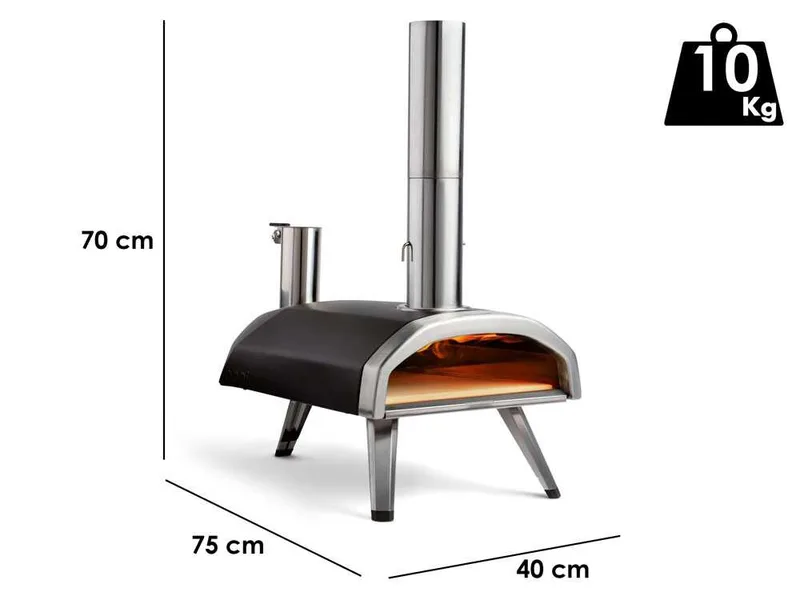 Ooni FYRA 12 - Four à Pellet pour pizza - Capacité de cuisson : 1 pizza