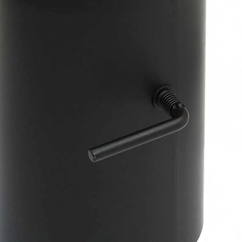 Raik Basic régulation de tirage 130mm noir L: 250mm pour tuyau de fumée / conduit de fumée