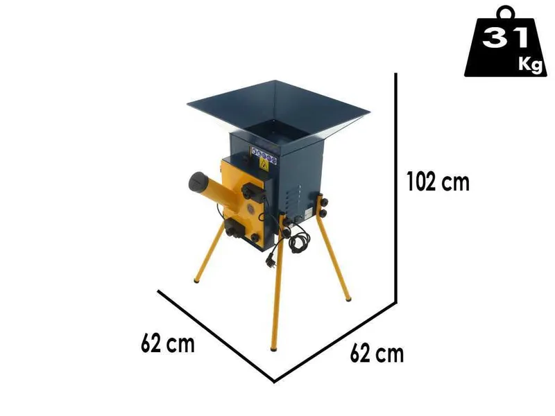 Novital Ercolino - Moulin électrique pour céréales et épis de maïs 1500W