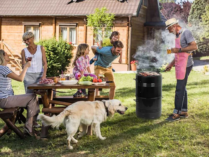 MasterCook Pit Barrel - Barbecue à charbon