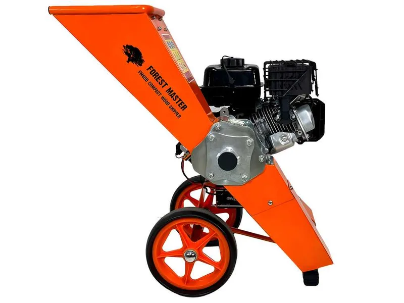 Forest Master FM6DD-MUL - Broyeur de branches et végétaux thermique - Moteur à essence LCT 6 CV