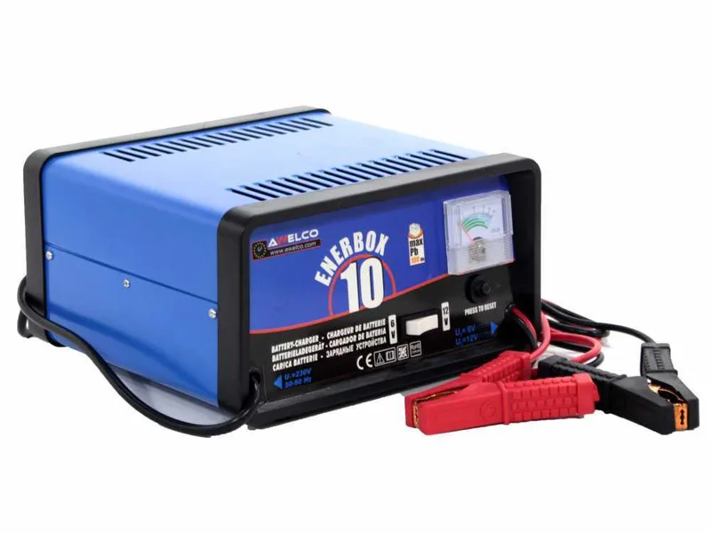 Awelco ENERBOX 10 - Chargeur de voiture - alimentation monophasée - batteries 6V et 12V