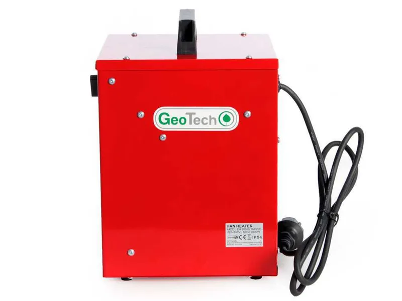 GeoTech EH 200 S - Générateur d'air chaud électrique avec ventilateur - monophasé