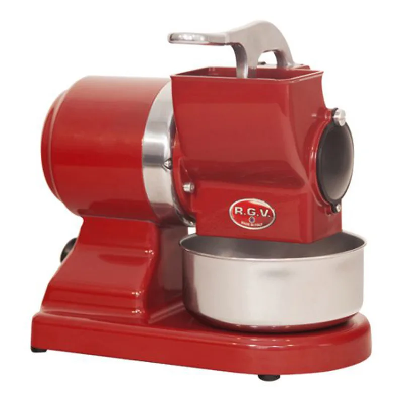 RGV Robusta - Râpe à fromage électrique de table Red - En aluminium moulé - 450W