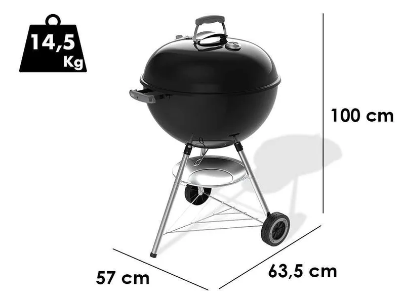 Weber Original Kettle 57 - Barbecue à charbon - Diamètre grille 57 cm