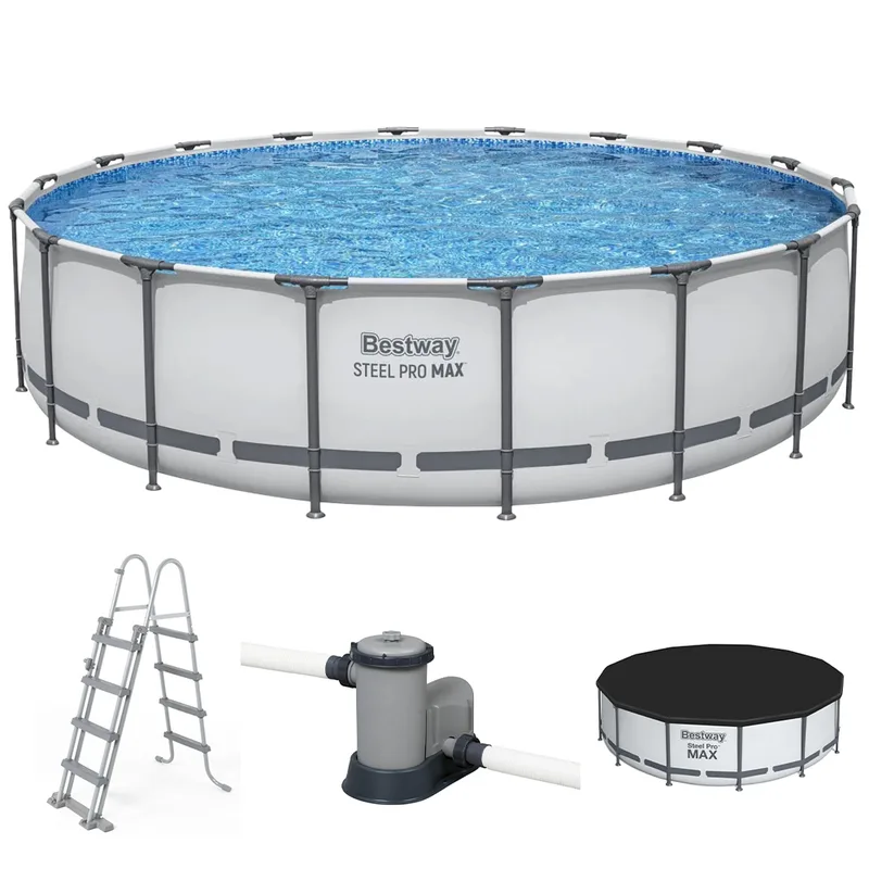 Bestway Steel Pro max 5612X - Ø427x122 cm - Piscine ronde