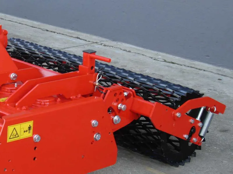 Herse rotative RH190 - largeur de travail 190 cm - 18 lames série médium - Rouleau à treillis