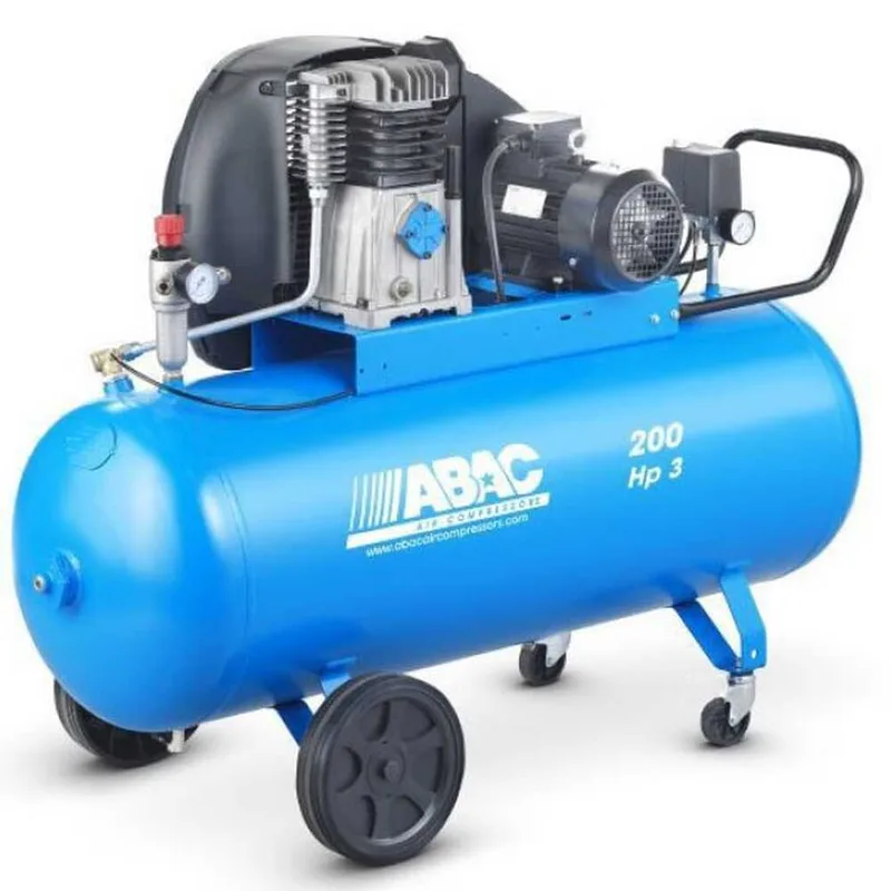 Abac line A39 200 CT3 - Compresseur d'air électrique triphasé par courroie - Moteur 3 CV - 200 L