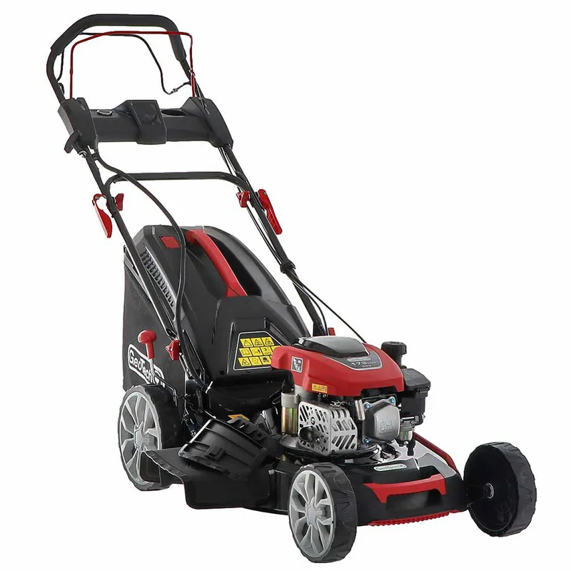 GeoTech S51-170 BMSGW ES - Tondeuse à gazon thermique tractée 4 en 1 - lame de 51 cm - Démarrage électrique
