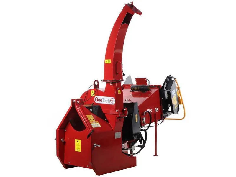 GeoTech Pro WS52RS - Broyeur de branches à tracteur - Avec rouleaux d'entraînement à commande hydraulique