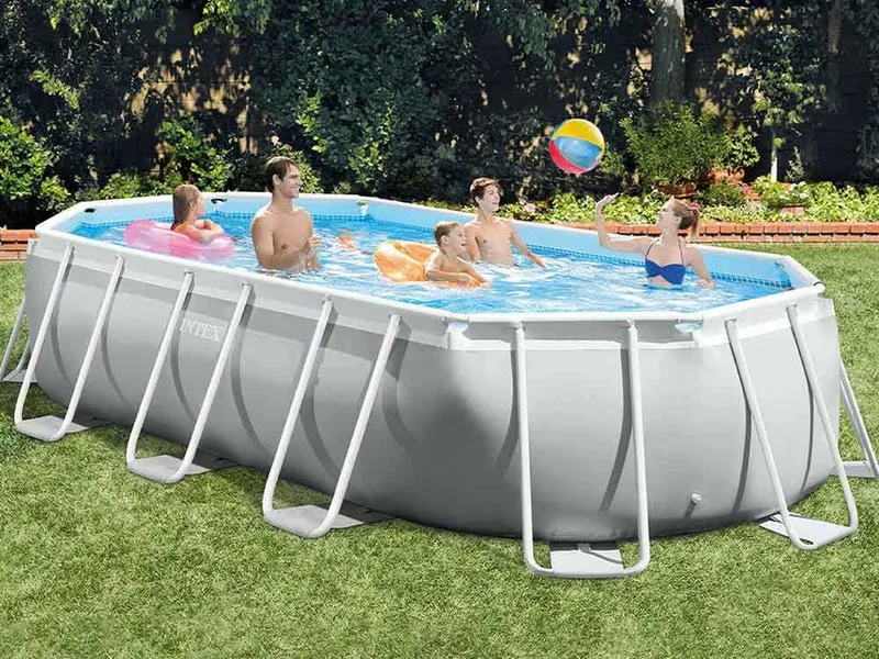 Intex Prisma Frame 26796NP - 503x274x122 cm - Piscine Ovale