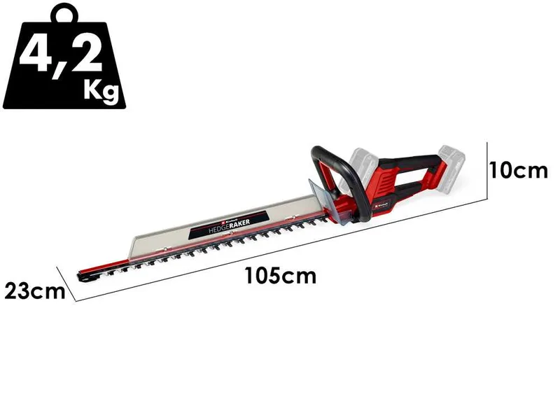 Einhell GE-CH 36/61 Li - Taille-haie à batterie - 36 V - 2x18 V - Lame de 67 cm
