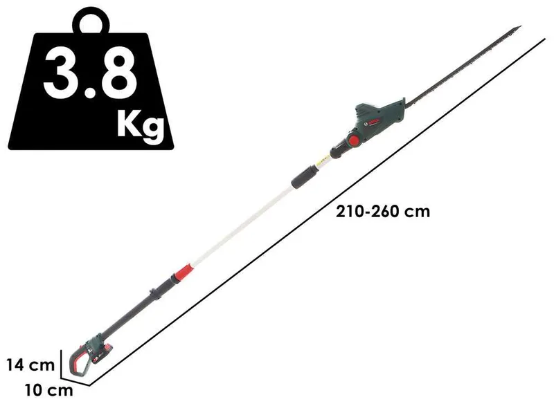 Bosch UniversalHedgePole 18 - Taille-haie sur perche à batterie - 18 V/2,5 Ah