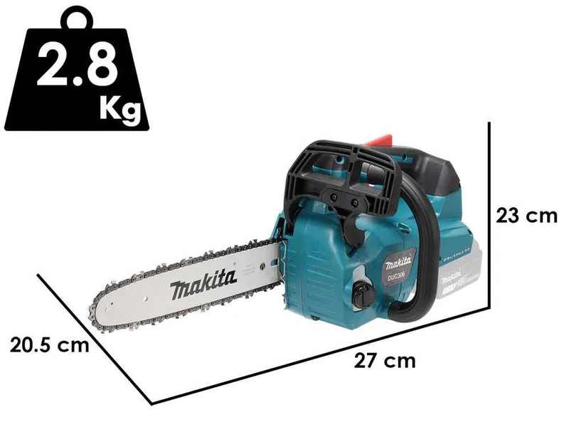 Makita DUC306Z - Tronçonneuse à batterie - Guide 30 cm - 36 V