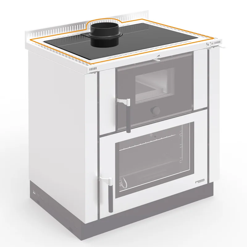 La Nordica Kit plaque de cuisson en vitrocéramique pour cuisinière à bois Verona