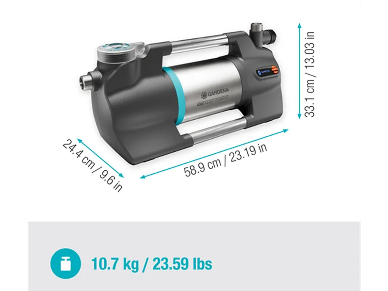 Gardena 6300 Silentcomfort - Pompe électrique - Contrôle via Bluetooth 1050W