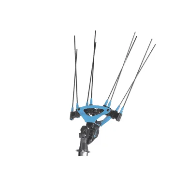 Campagnola Icarus V1 58 - Perche en carbone de 185-270 cm - Peigne vibreur électrique - Batterie à dos incluse
