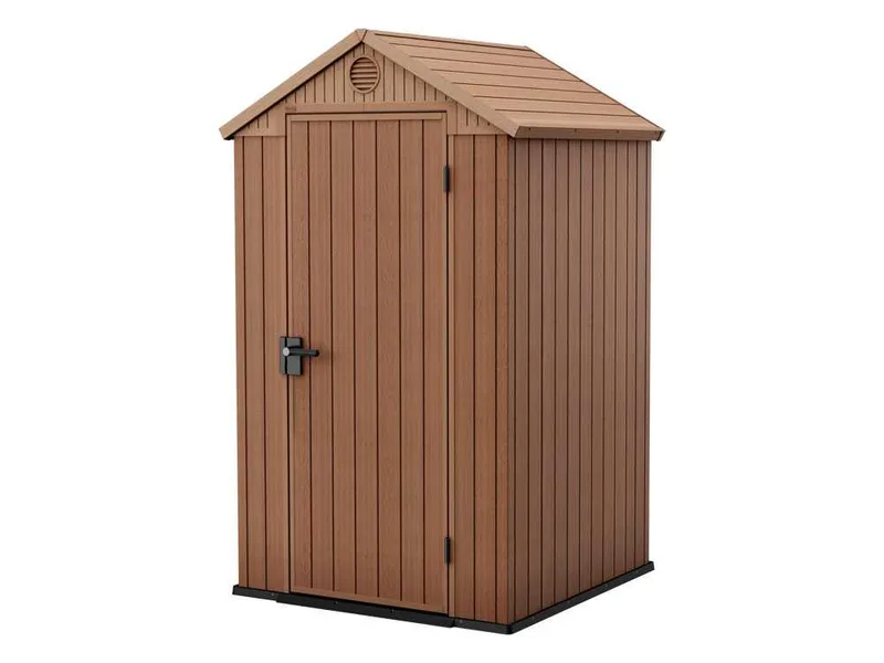 Keter Darwin marron - Abri de jardin - 123.8x117x205 cm