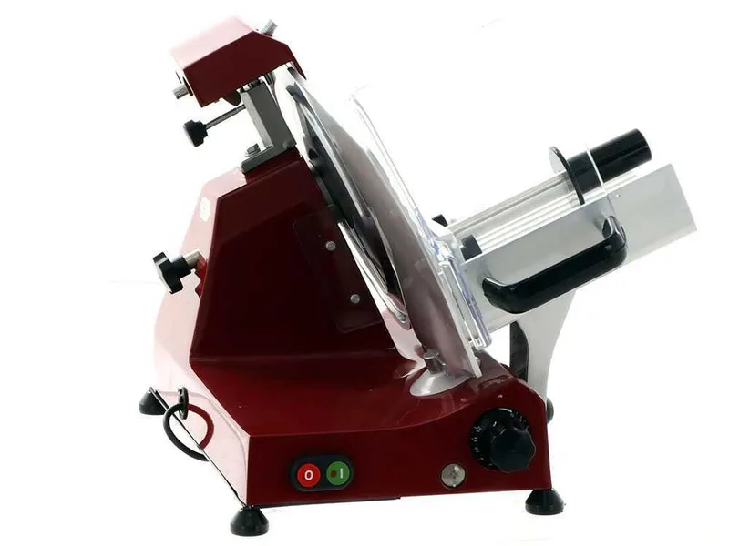 Trancheuse à gravité FAC F 275 E ROSSA - Lame de 275 mm - Corps en Alliage d'aluminium vernis - Affûteur fixe