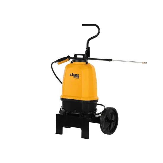 Volpi v-black vita 16 - Pulvérisateur électrique à batterie à dos sur chariot - Avec tuyau de 2 m
