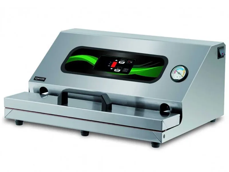 Machine à emballer sous vide professionnelle Euro 520 Pro Inox - Barre de soudure 52 cm