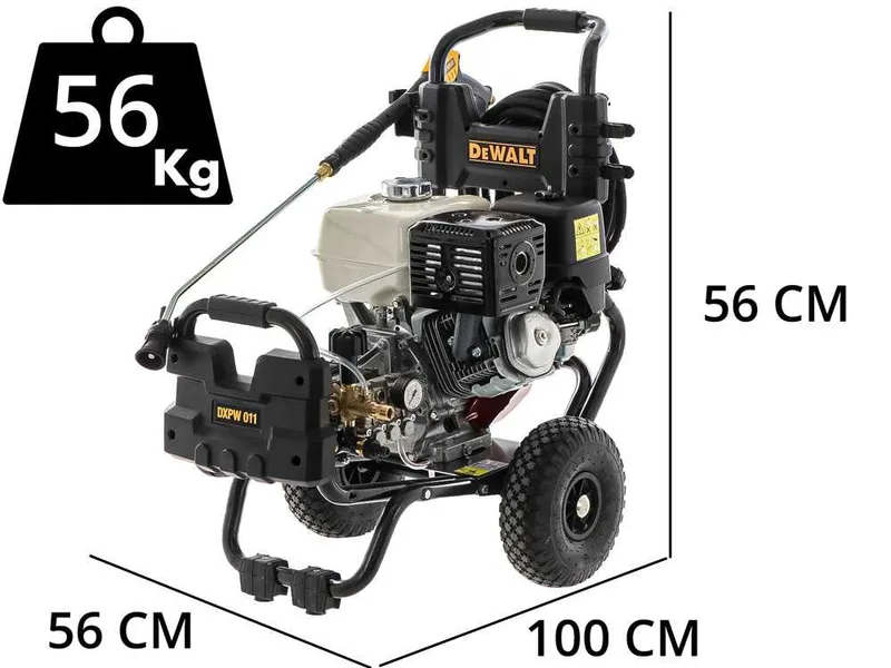 DeWalt DXPW 011E - Nettoyeur haute pression thermique professionnel - 250 bar max - 900 l/h - moteur Honda GX 390