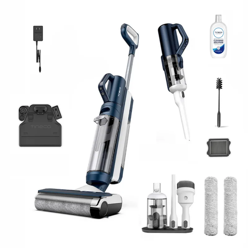 Tineco Floor One S5 Combo Plus - Nettoyeur de sols à batterie et aspirateur à main - 3 en 1 : lave, sèche et aspire