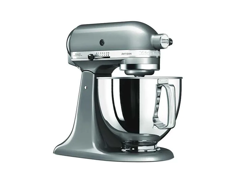KitchenAid Artisan 5KSM125-ECU Argent - Batteur mélangeur planétaire avec tête relevable