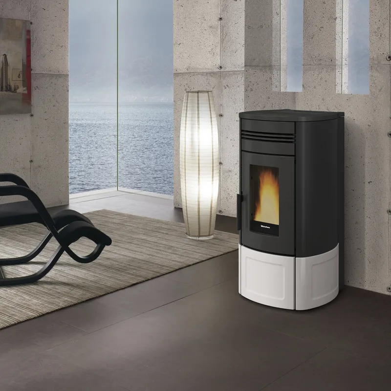 Extraflame noris lux - Blanc poêle à granulés evolution line