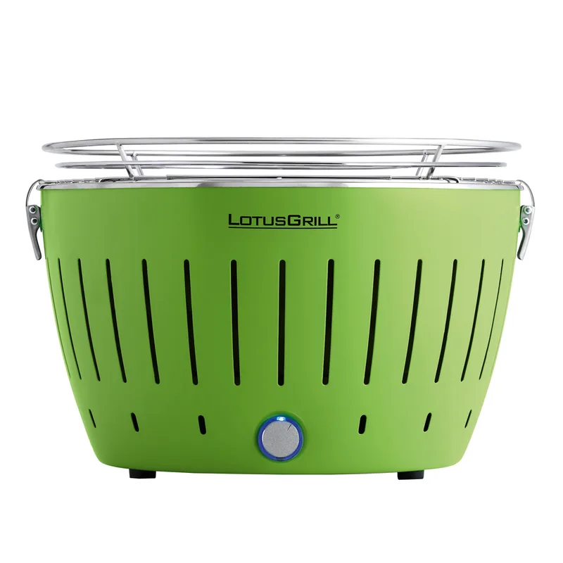 LotusGrill LG G34 U GR - Barbecue portable pour l'extérieur - Coque verte