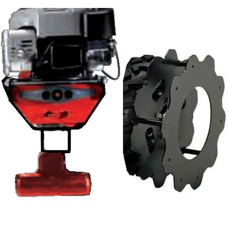 Kit contrepoids-oscillateur + paire de roues en fer xTM 70 RB