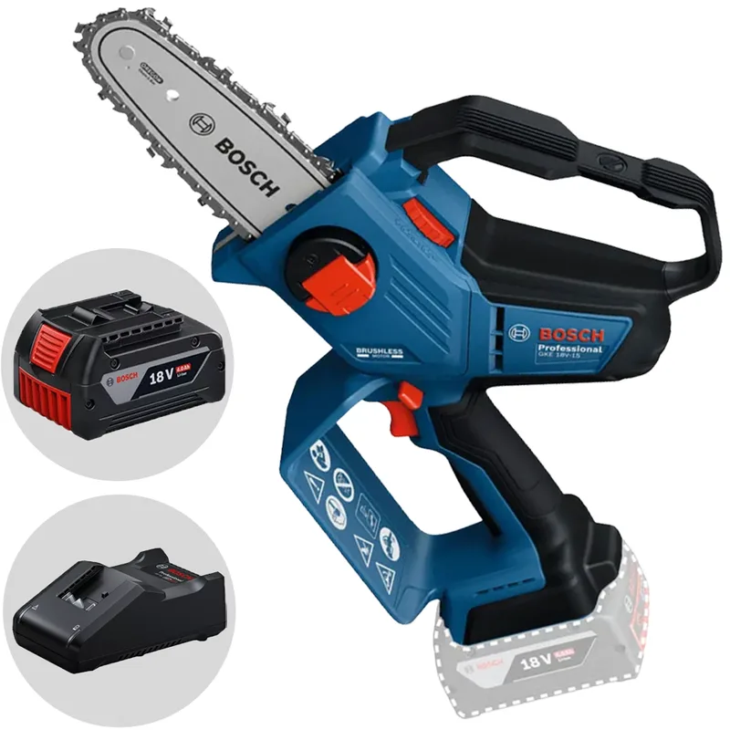 Bosch Professional GKE 18V‑15 - Élagueuse manuelle à batterie - 18 V 5 Ah