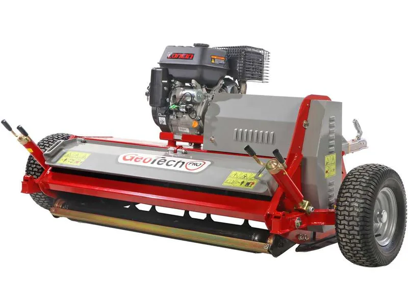 GeoTech Pro GTRB120 - Tondeuse débroussailleuse tracté pour quad - Loncin G420FD