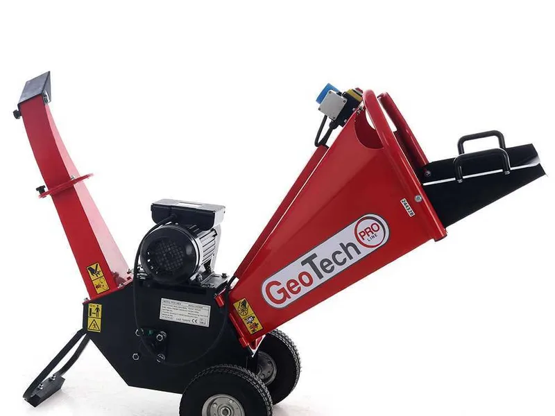 GeoTech Pro PCS 30ES - Broyeur de branches avec moteur électrique - Monophasé 3 CV