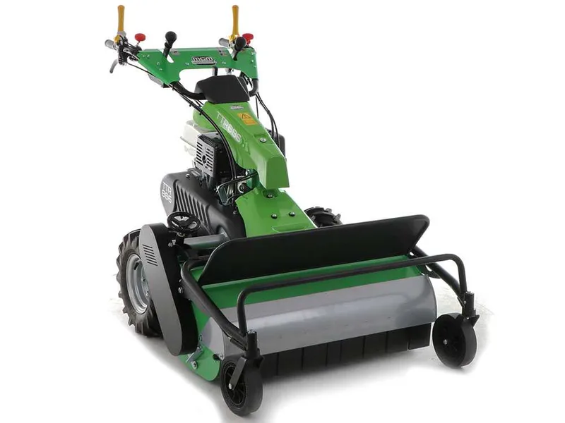 Lampacrescia MGM TTR886 - Tondeuse débroussailleuse à couteaux - Roues jumelées - Honda GX390 Pentes fortes