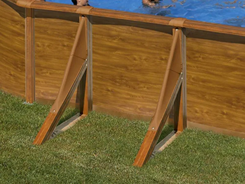 Gre Pacific Ovale 730x375x120cm - Piscine hors-sol en acier