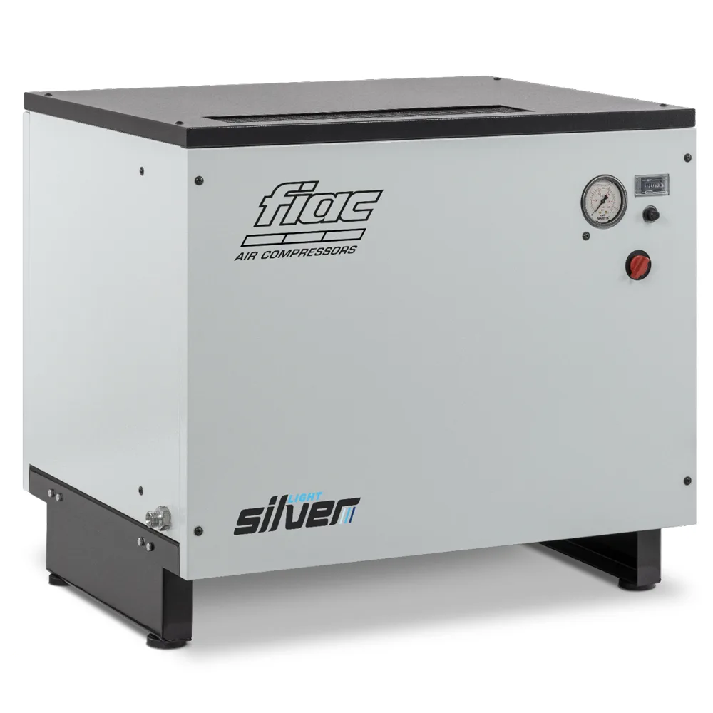 Fiac Light Silver LS 6 10 400/50 CE - Compresseur triphasé à vis silencieux - Moteur 6 CV