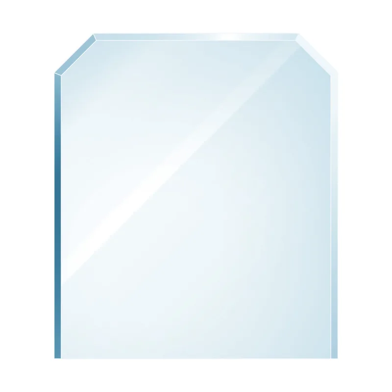 Raik Kamin plaque de verre langue angulaire incl. facette