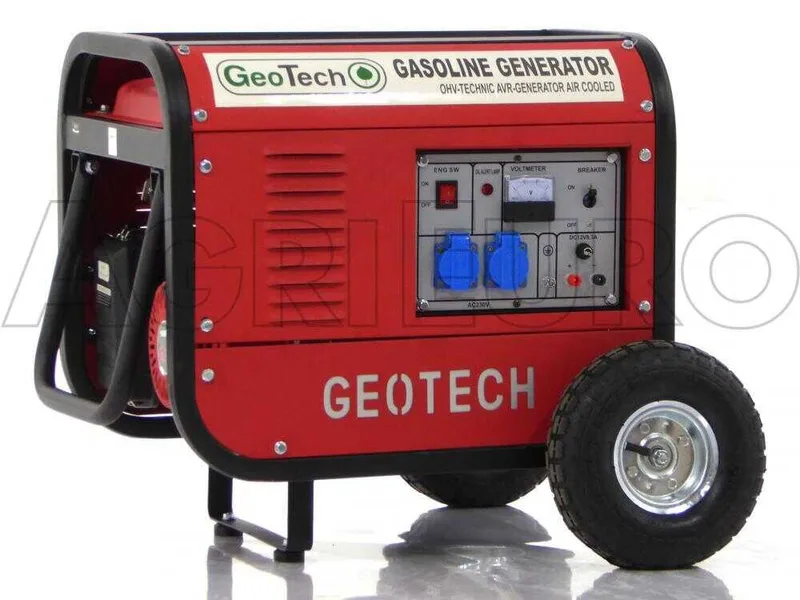 GeoTech GGSA3000 - Groupe électrogène 2.7 kw monophasé à essence - sur chariot