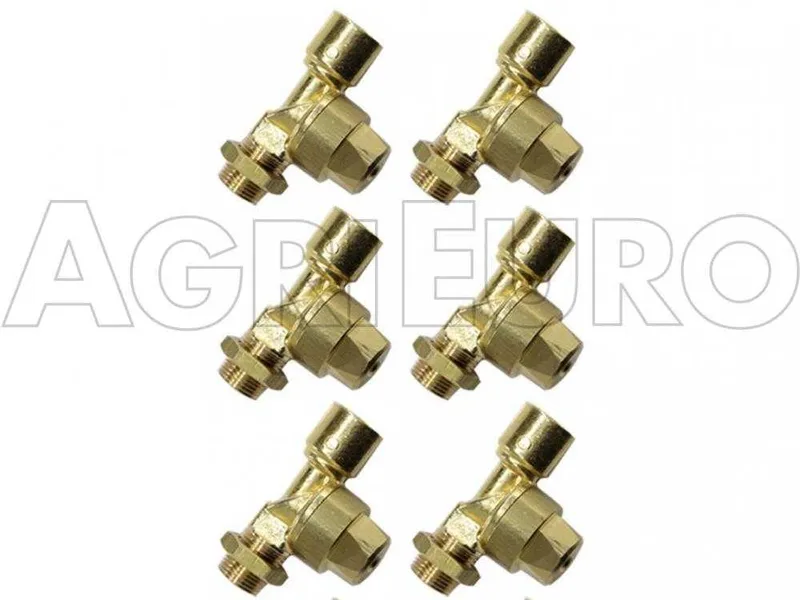 Kit 6 pièces - Valves anti-gouttes pour jets de pulvérisation - Raccord 3/8 MG - 3/8 GF
