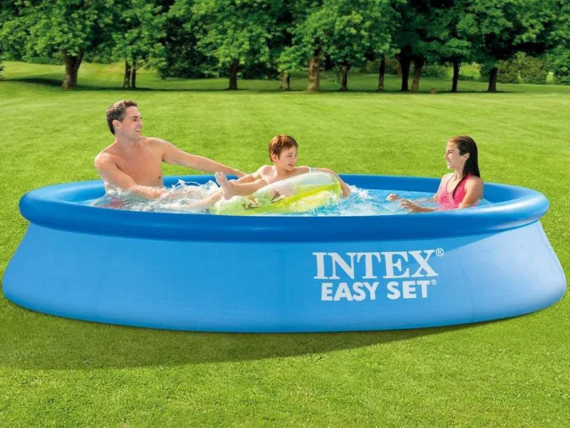 Intex Easy Set 28118NP - Ø305x61 cm - Piscine gonflable + Pompe filtre