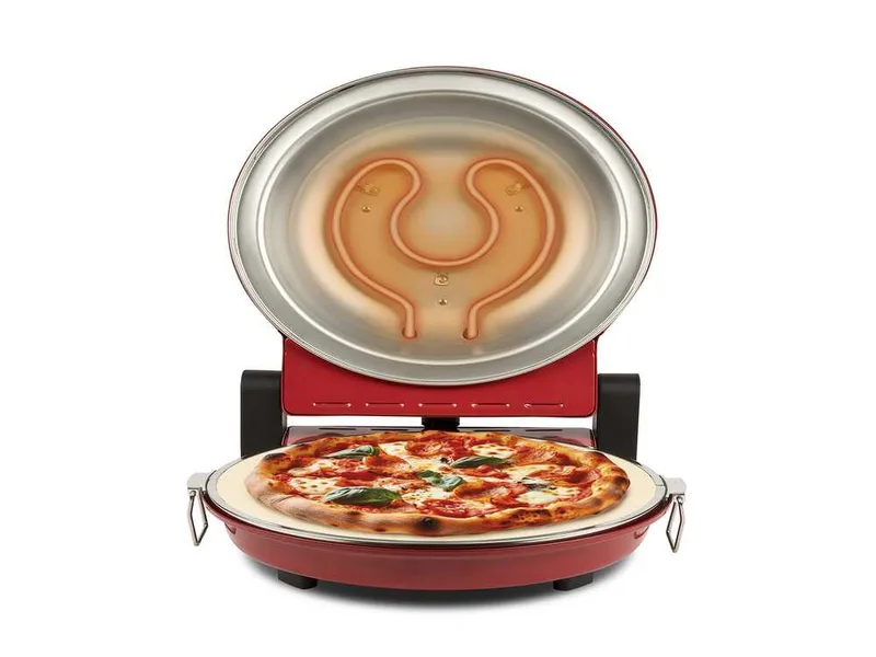 Girmi Quisipizza FP5002 - Four à pizza électrique - Pierre réfractaire