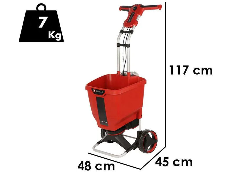 Einhell GE-SR 18/22 Li - Épandeur d'engrais multifonction à batterie - 18 V/4 Ah