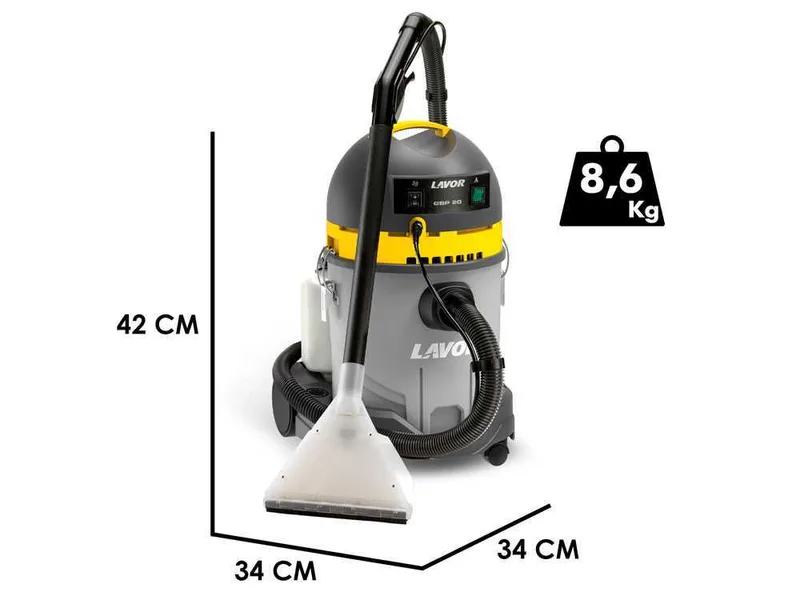 Lavor GBP 20 - Aspirateur injecteur/extracteur nettoyeur moquettes tissus tapisseries