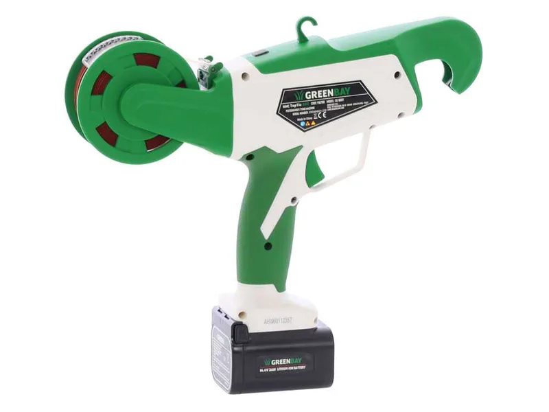 GreenBay TopTie 860 - Lieuse de vigne à batterie - 2 x 14,4 V 2 Ah