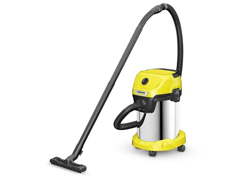 Karcher WD 3 S V-19/4/20 - Aspirateur multifonction - Bidon en acier INOX - 19 L