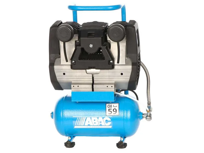 Abac start quiete OS10 - Compresseur d'air électrique monophasé insonorisé - Oil-less - Moteur 1 CV - 6 L