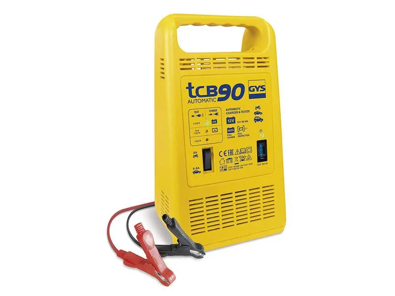 GYS TCB 90 - Chargeur automatique - Batteries 12 V de 15 à 90 Ah
