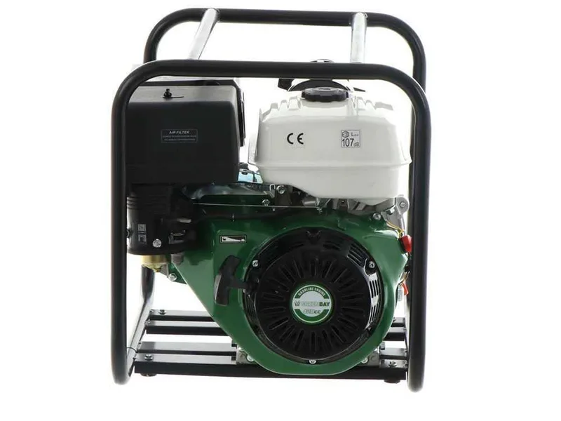 Motopompe thermique Greenbay GB-HPWP 80 - Hauteur d'élévation importante - avec raccords de 80 mm