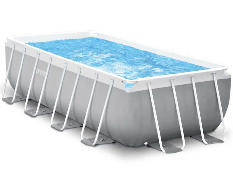 Intex Prisma Frame 26790NP - 400x200x122 cm - Piscine hors-sol + Épurateur et échelle